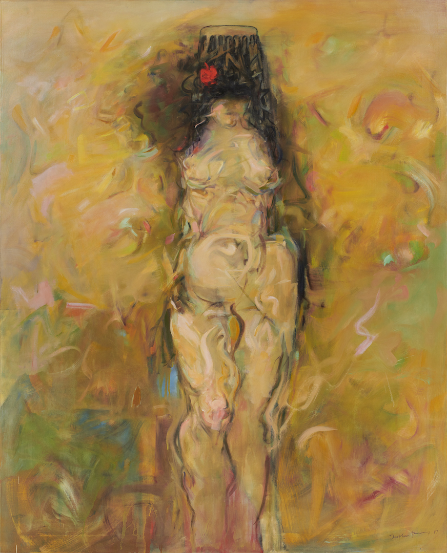 Woman Artist, Nude, Standing